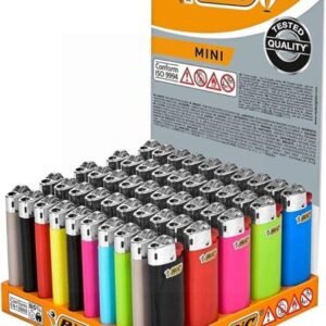 BIC LIGHTER - SOLID + ASSORTED COLOURS
